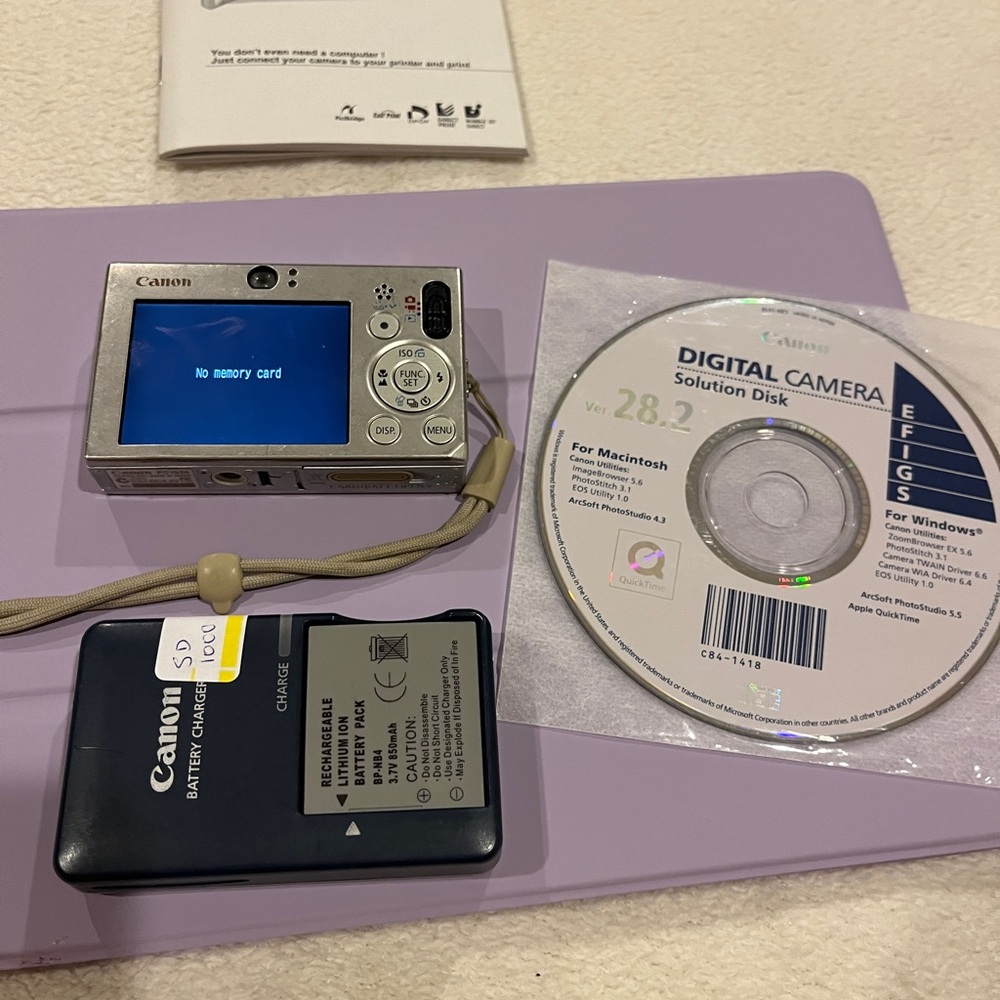 Canon PowerShot SD1000 7.1MP Digital Elph Camera with 3x Optical Zoom - Picture 9 of 12